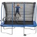 Jumpking 7 x 10-Foot Rectangular Trampoline, with Enclosure, Green   556076004